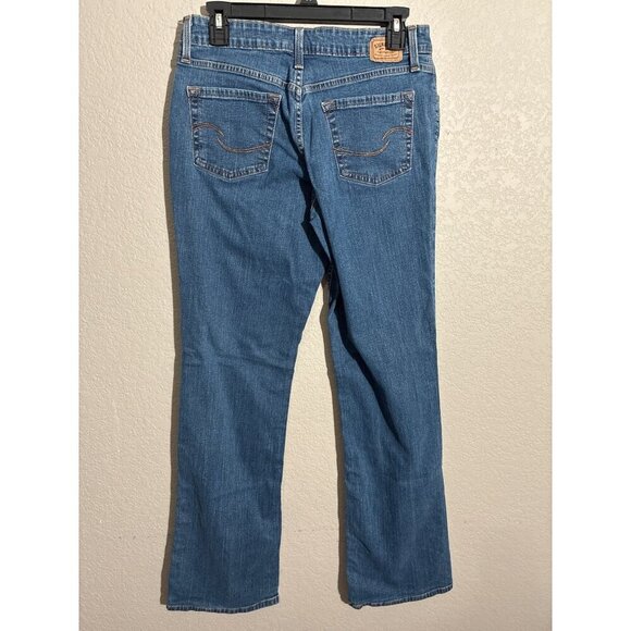 Levi Signature Jeans Womens Mid Rise Bootcut Size 10 Long Blue Denim - Picture 3 of 10